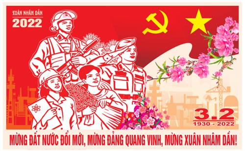 Chi đội 8A5 mừng Đảng, mừng Xuân 2022, mừng Đất nước đổi mới